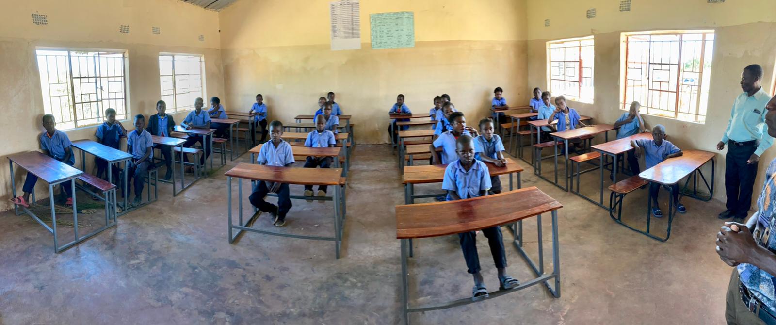 chikulu students at desks