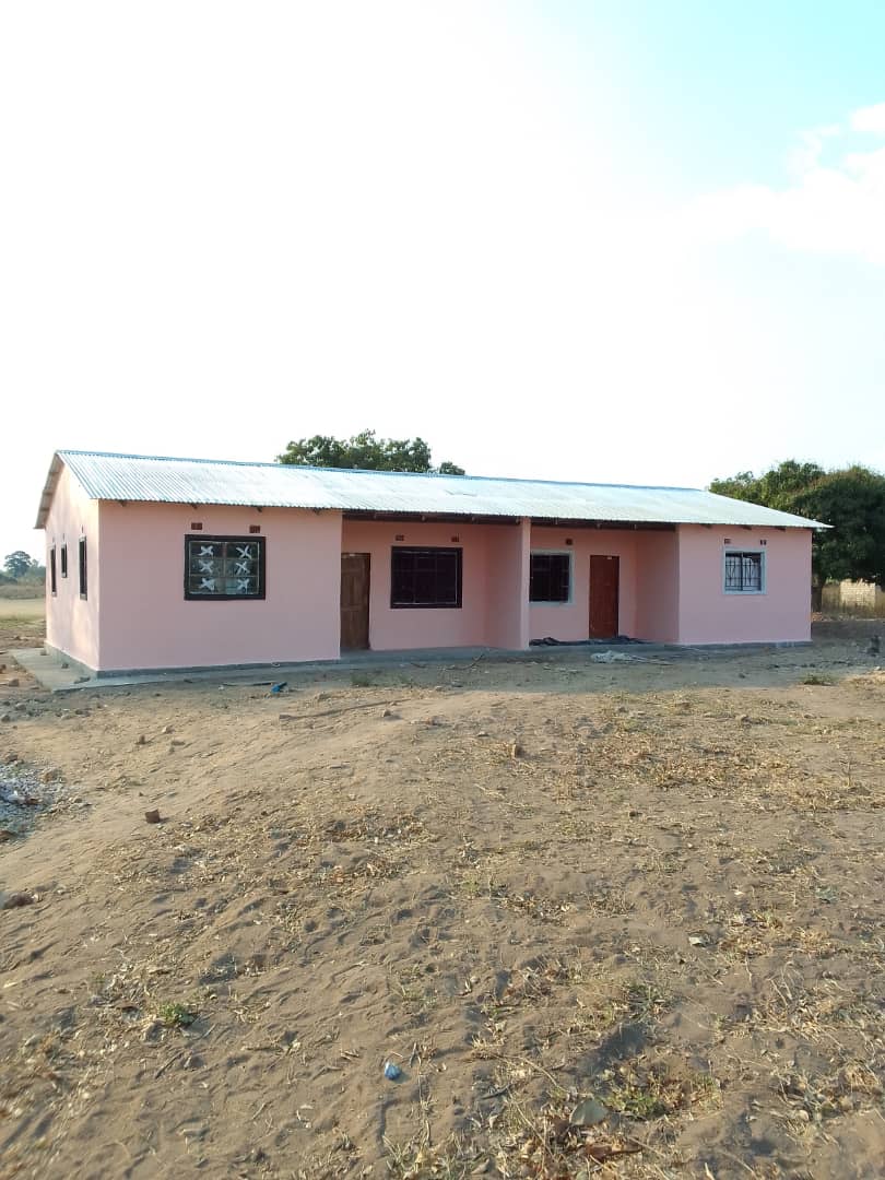 Semi-detached teachers house at Chikulu Primary School-